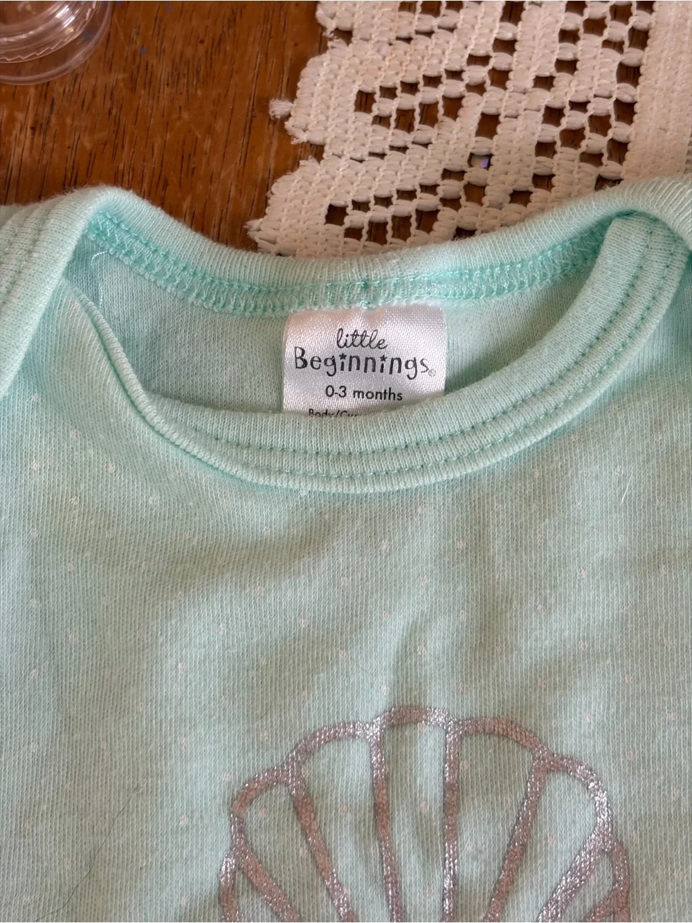 The Beaufort Bonnet Company Mint, Lavender & Floral Baby Onesie Set